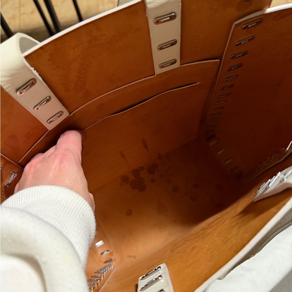 Used in fair condition - Paco Rabanne Leather Tote Bag
